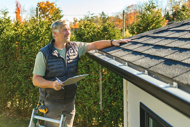 Professional Roofing technician working in Canyon Dam, CA